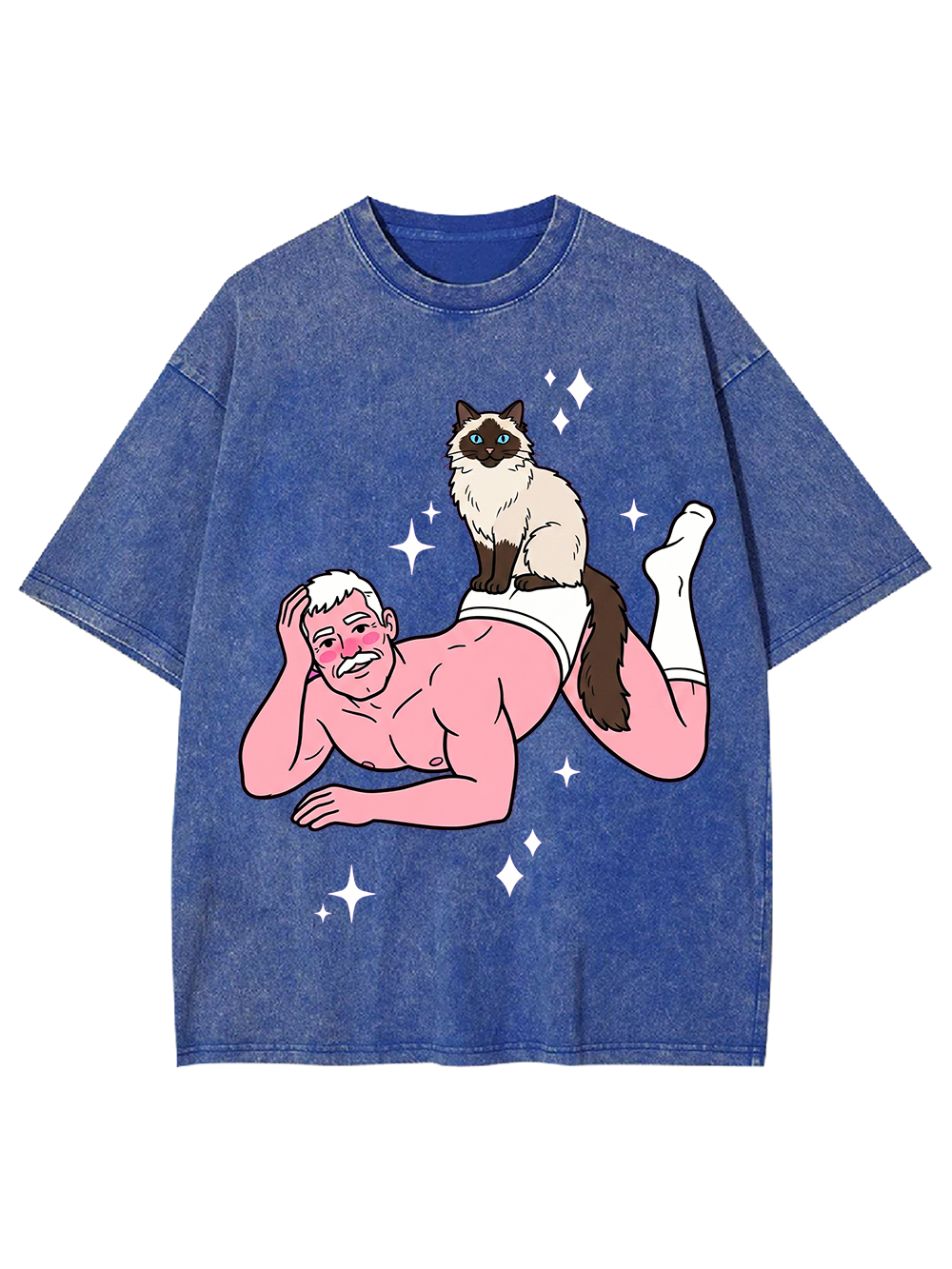 CAT DADDY PIN-UP WASHED TSHIRT