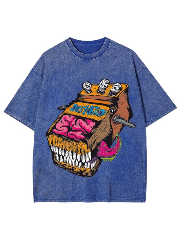 BRAIN DISTORTION DEVICE WASHED TSHIRT