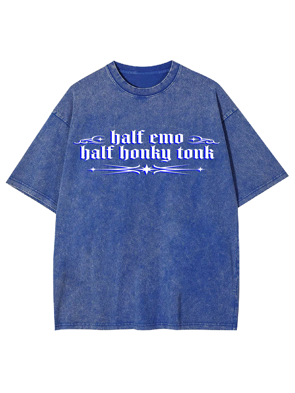 HALF EMO HALF HONKY TONK WASHED TSHIRT