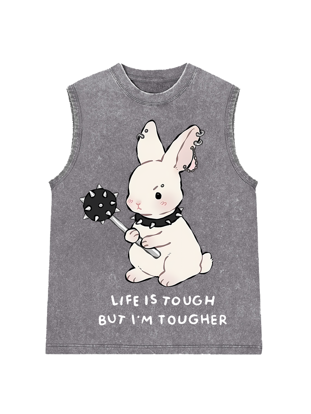 TOUGH BUNNY WASHED TANK TOP