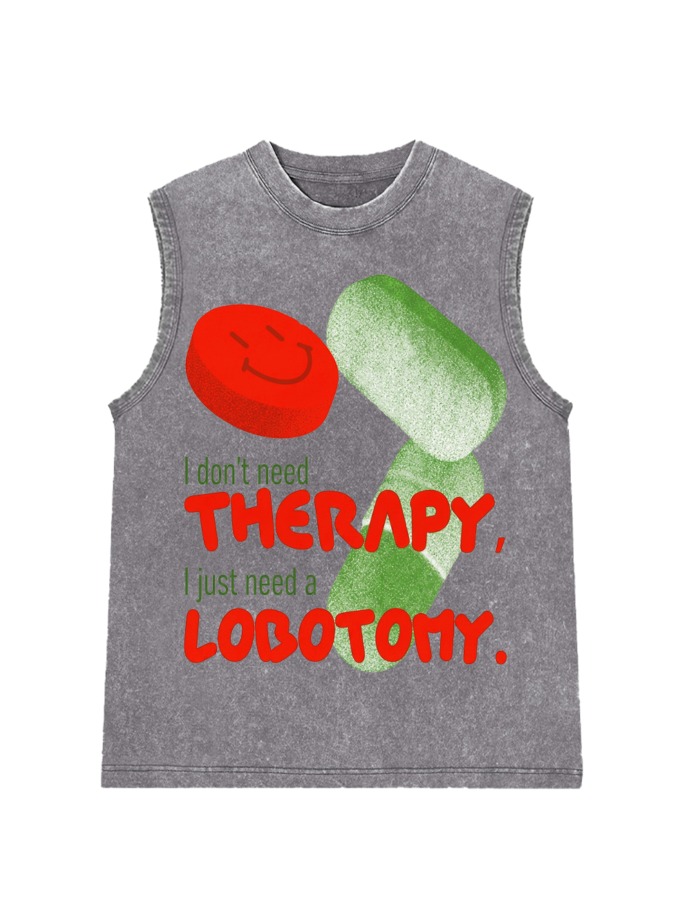 RETRO MEDS WASHED TANK TOP
