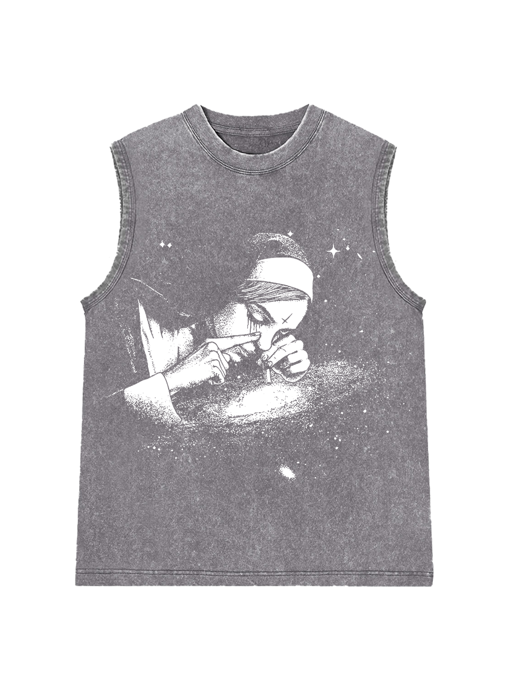 NUN GALAXY WASHED TANK TOP