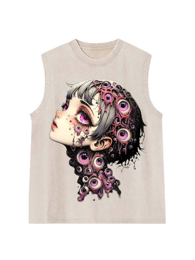 Eyes Of The Abyss Washed Tank Top