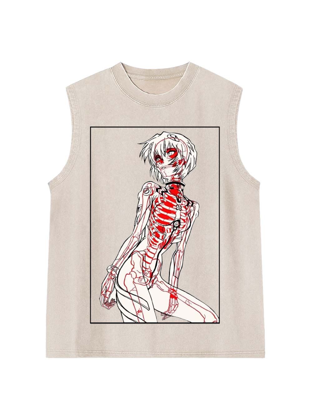 Anatomical Washed Tank Top