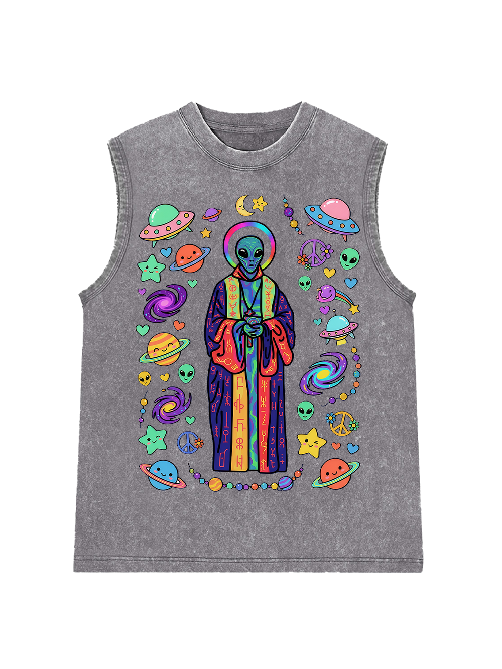 COSMIC SAINT WASHED TANK TOP