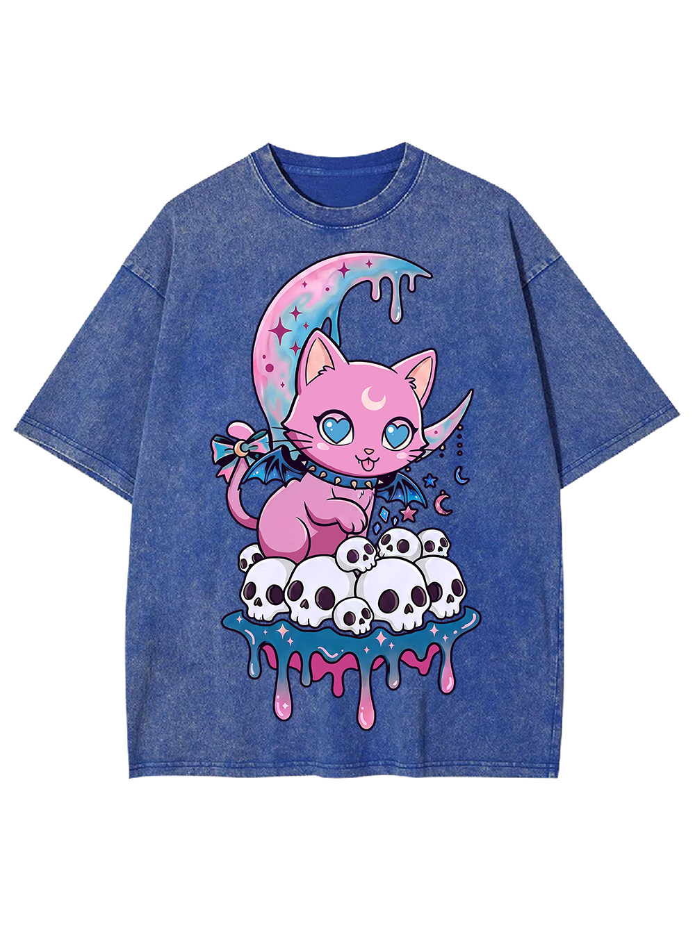 MOONLIT KILLER KITTEN AAA WASHED TSHIRT