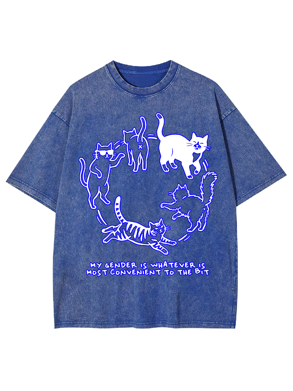 MY GENDER IS WHATEVER IS MOST CONVENIENT TO THE BIT AAA WASHED TSHIRT
