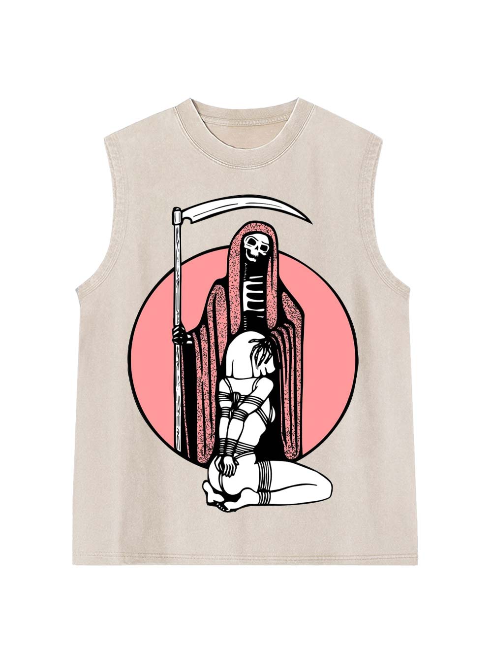 Death And Bound Washed Tank Top
