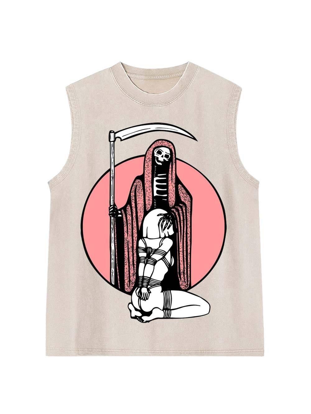 Death And Bound Washed Tank Top