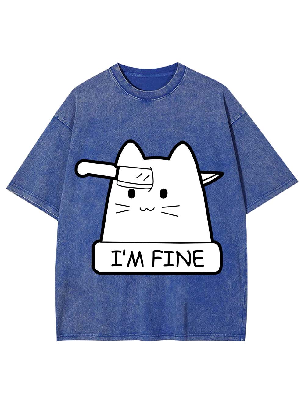 I'm Fine Washed Tshirt
