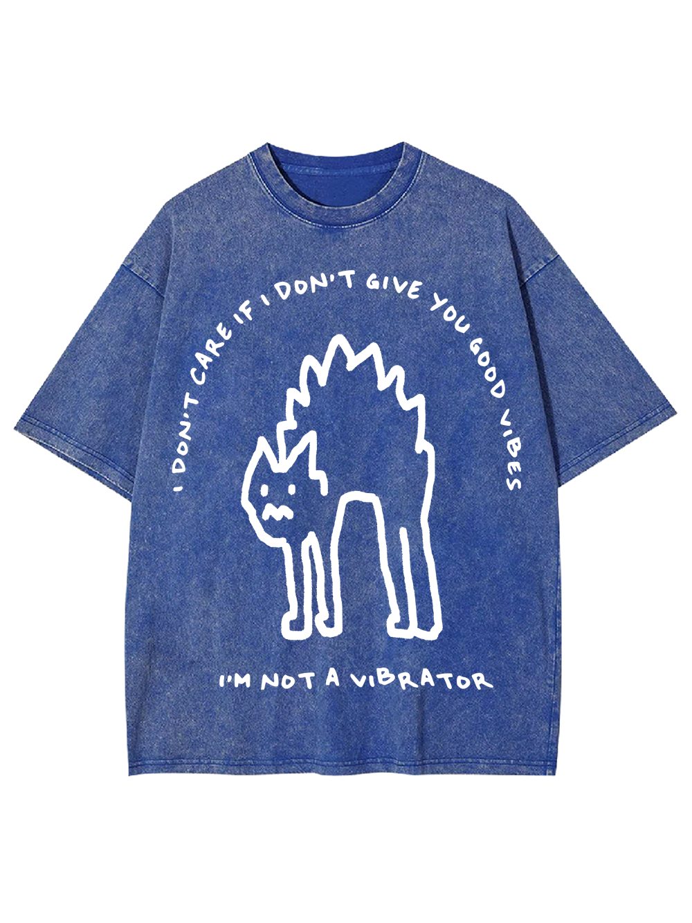 GOOD VIBES VIBRATOR CAT AAA WASHED TSHIRT