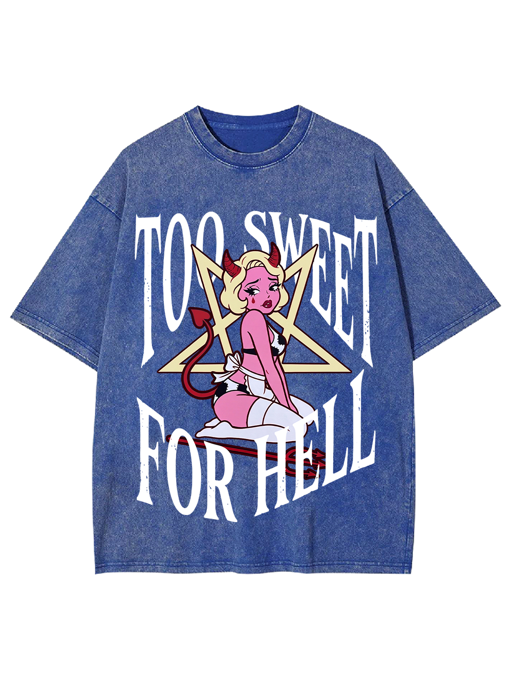 TOO SWEET FOR HELL AAA WASHED TSHIRT