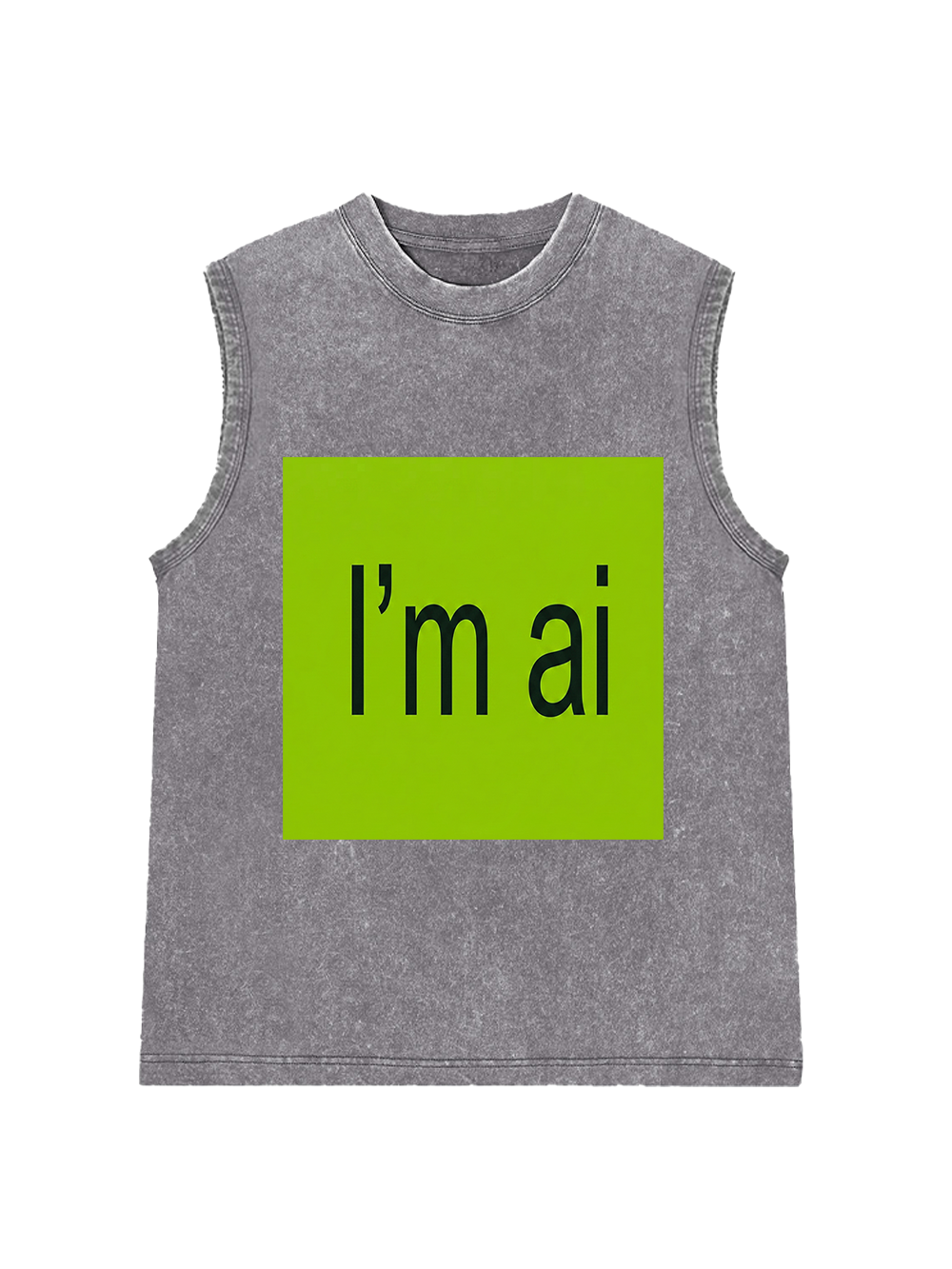 I'M AI WASHED TANK TOP