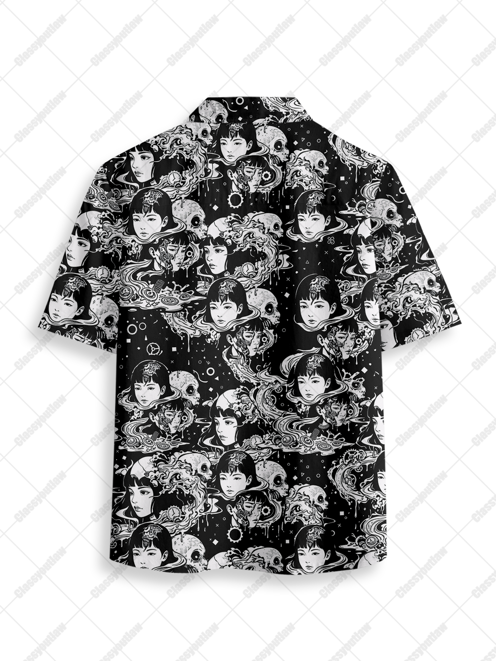 COSMIC HORROR DREAM BUTTON UP POCKET SHIRT