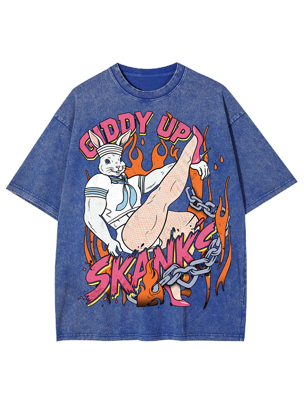 GIDDY UP SKANKS AAA WASHED TSHIRT