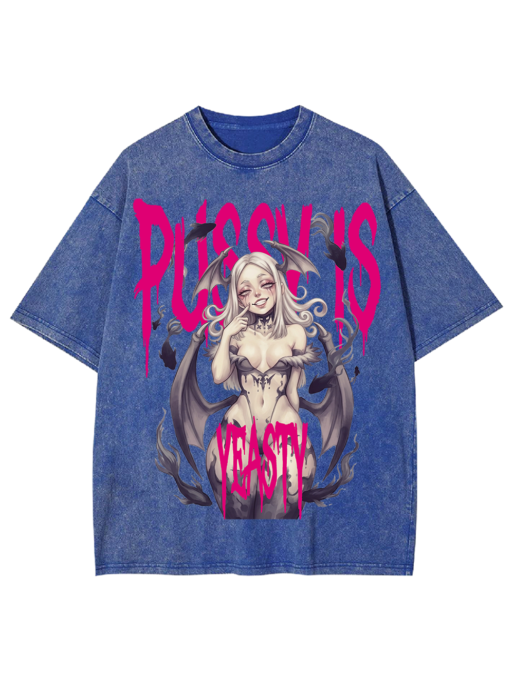PUSSY IS YEASTY AAA WASHED TSHIRT