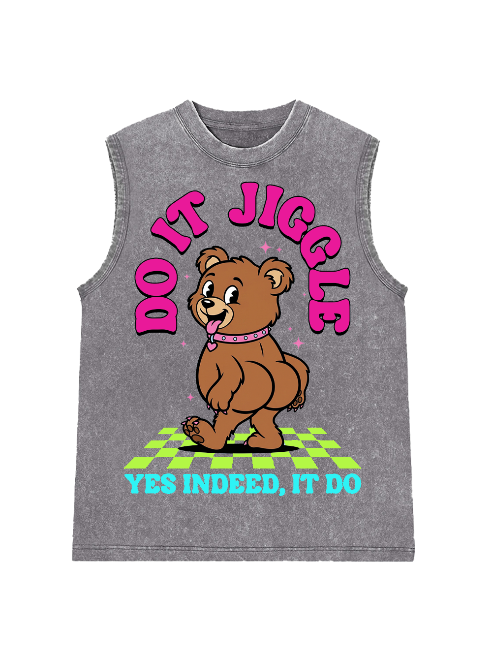 DO IT JIGGLE WASHED TANK TOP