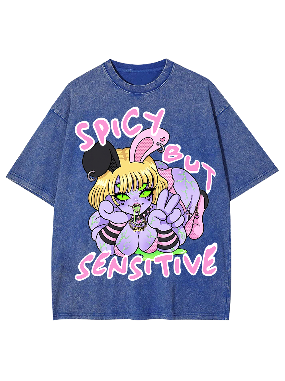 SPICY BUT SENSITIVE AAA WASHED TSHIRT