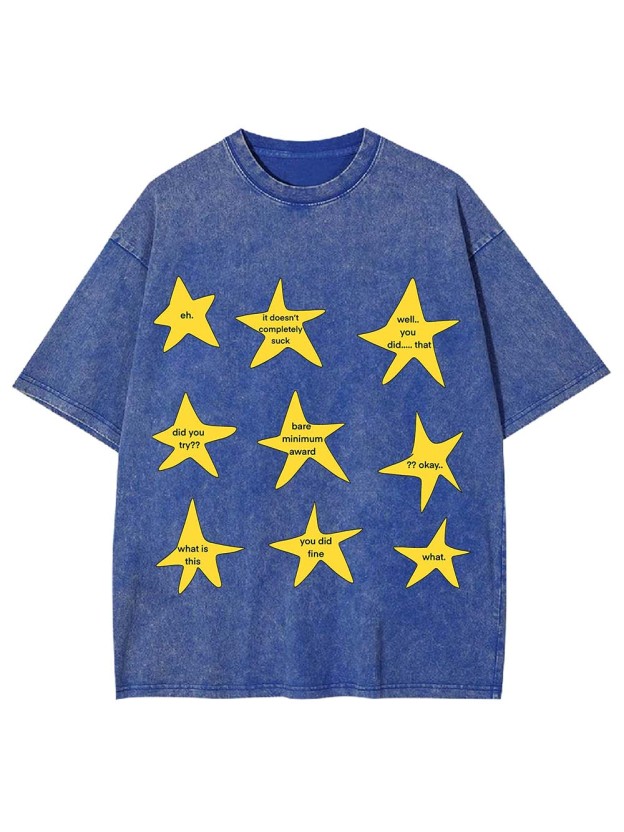 Snarky Gold Star Awards Washed Tshirt