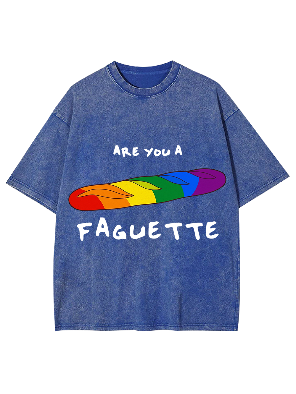 ARE YOU A FAGUETTE AAA WASHED TSHIRT