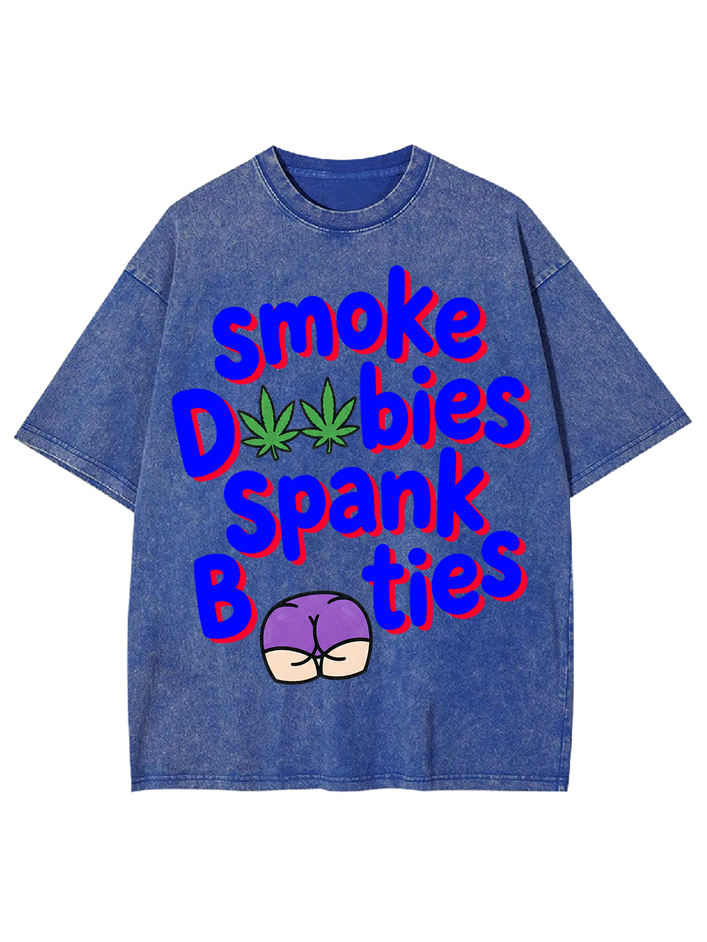 SMOKE DOOBIES SPANK BOOTIES AAA WASHED TSHIRT