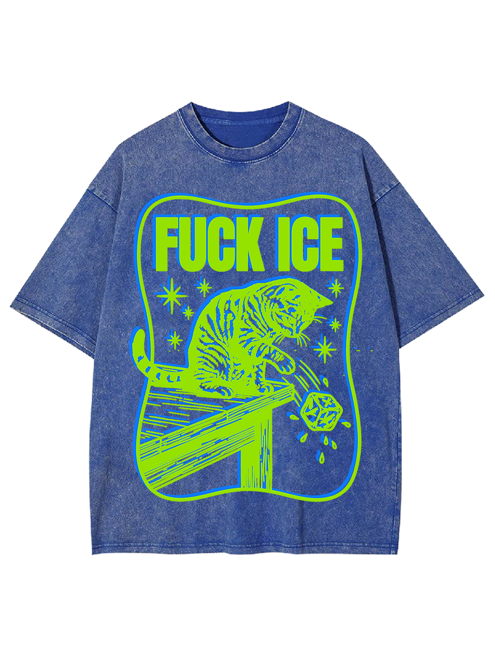 FUCK ICE AAA WASHED TSHIRT