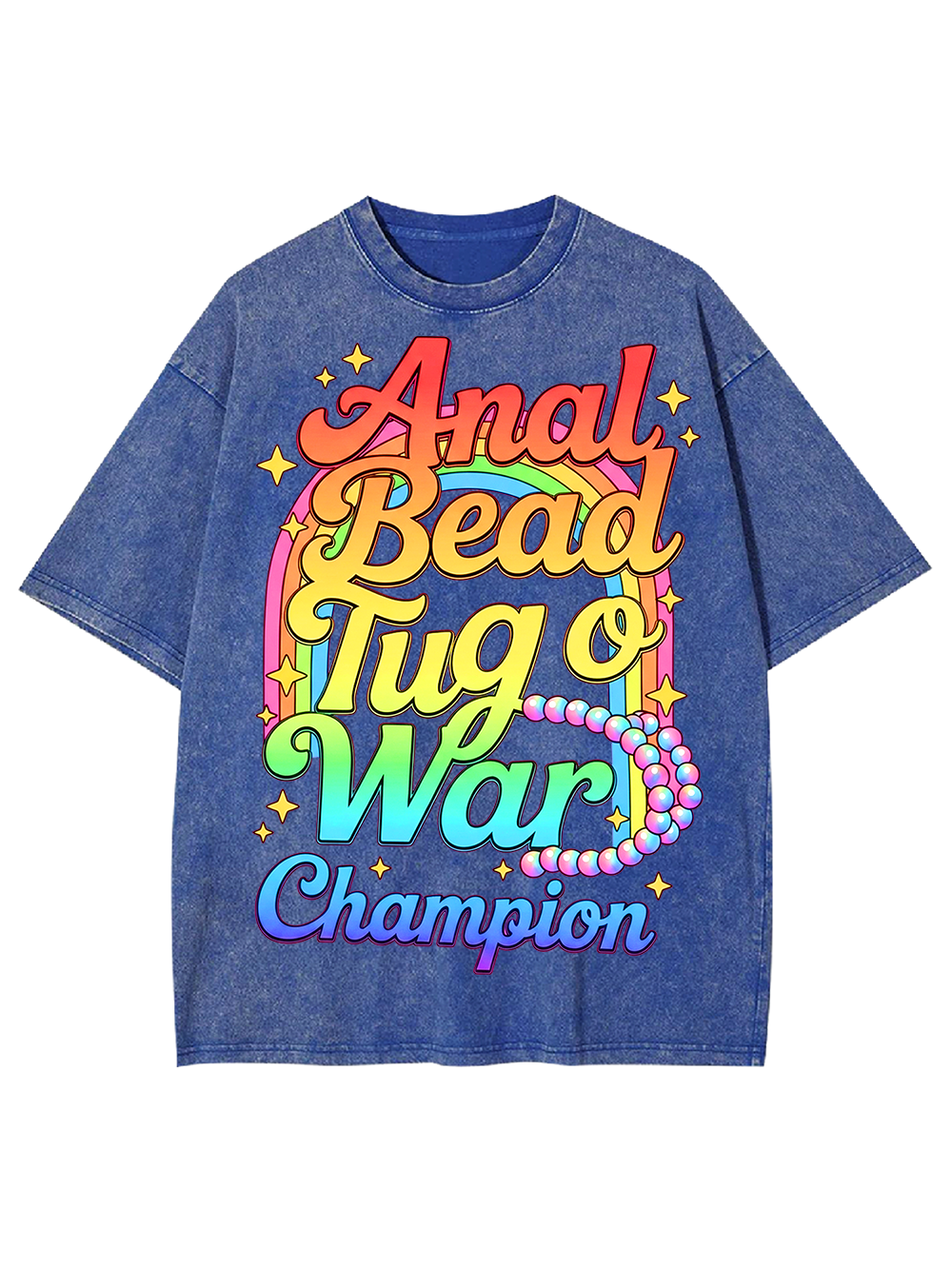SATIRICAL TEXT AAA WASHED TSHIRT