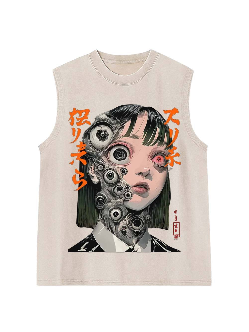 Distorted Perception Washed Tank Top