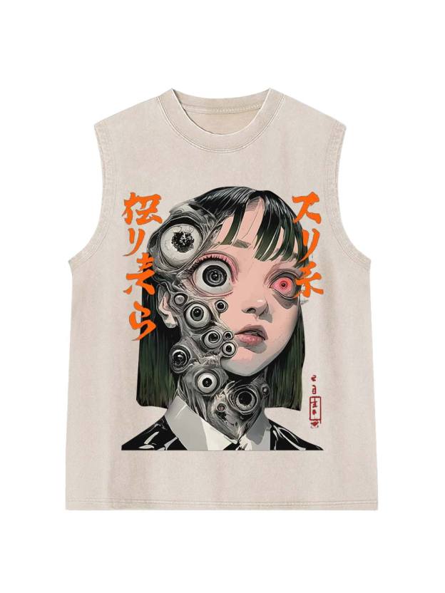 Distorted Perception Washed Tank Top