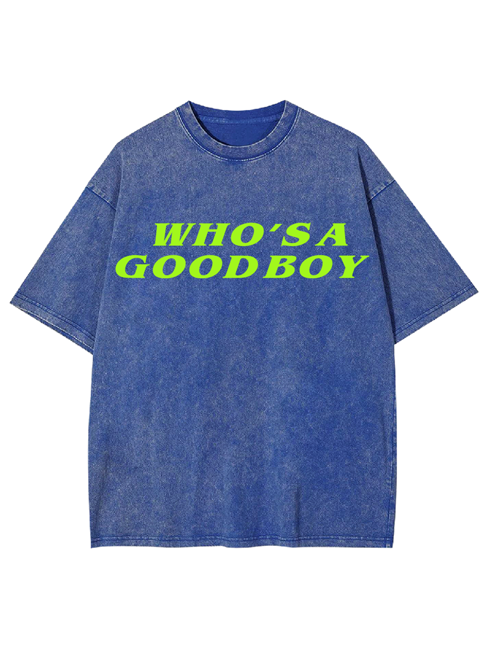 WHO’S A GOOD BOY AAA WASHED TSHIRT