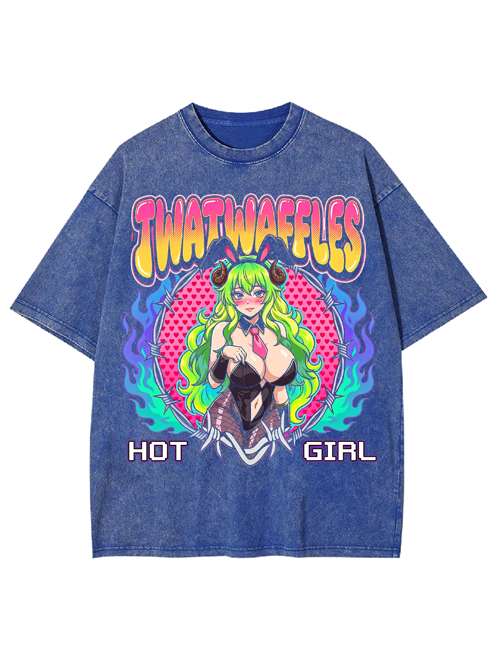 HOT GIRL TWATWAFFLES AAA WASHED TSHIRT