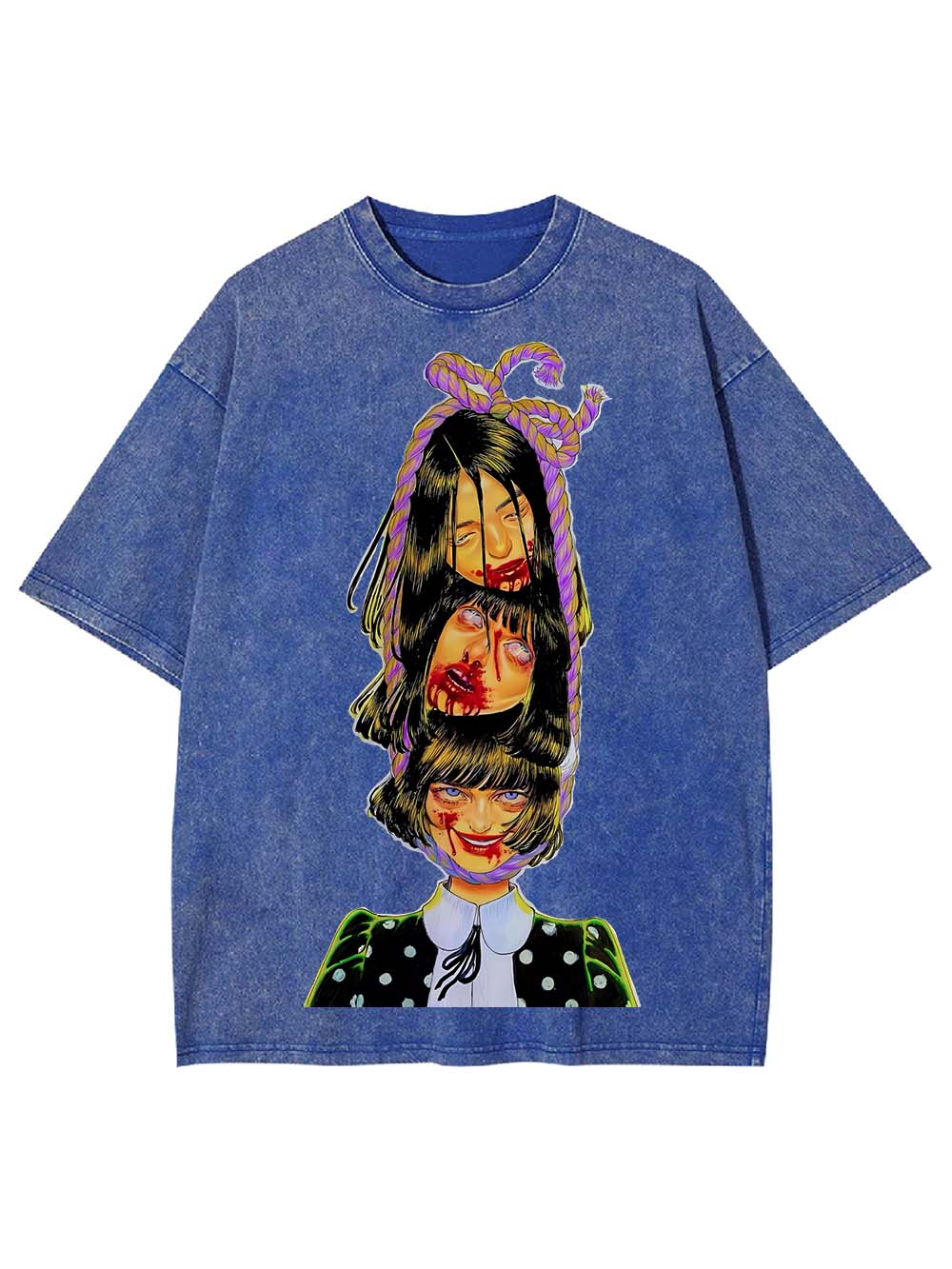 TWISTED FACES OF DARKNESS WASHED TSHIRT
