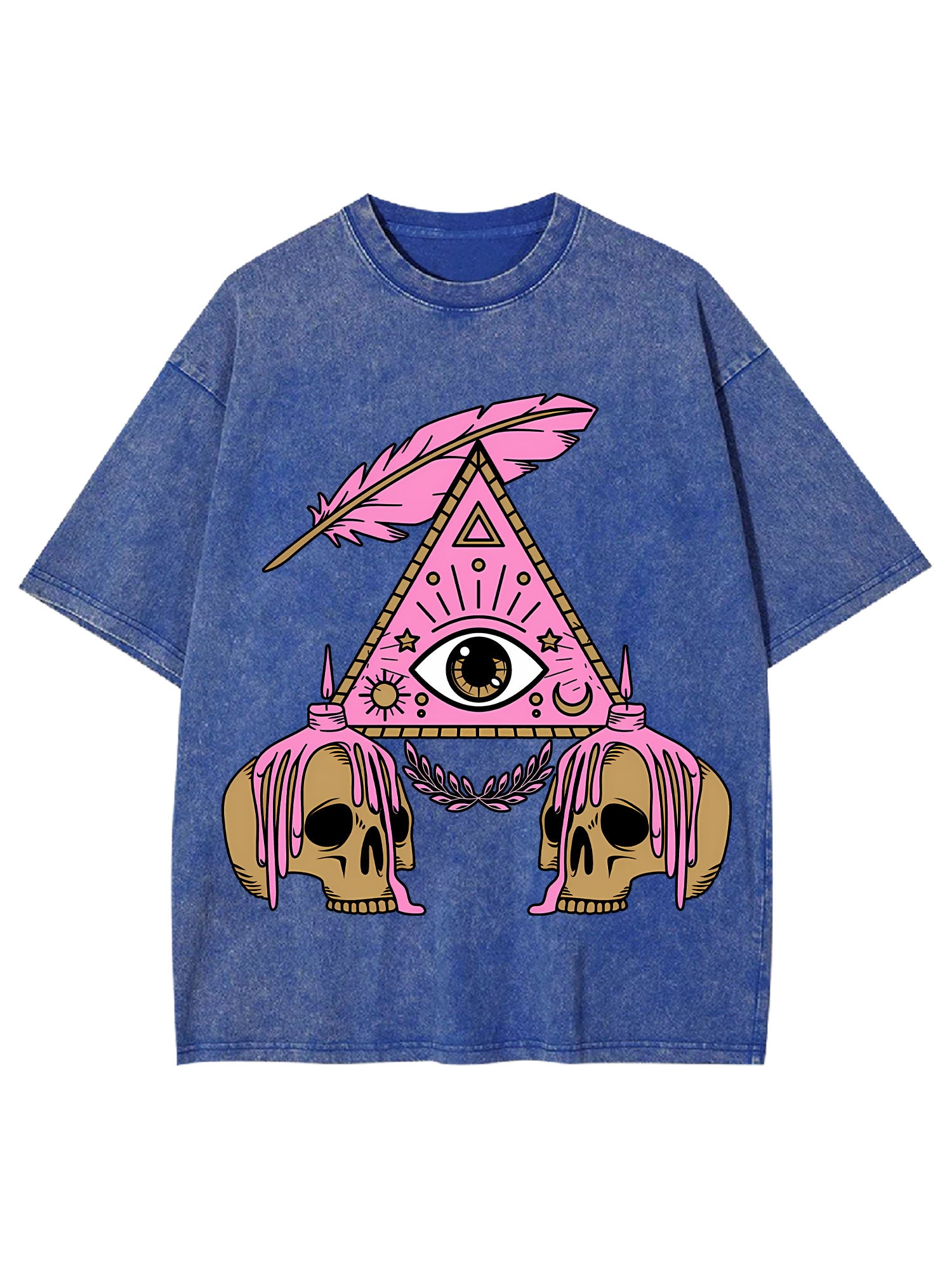 Eye And Skull Washed Tshirt