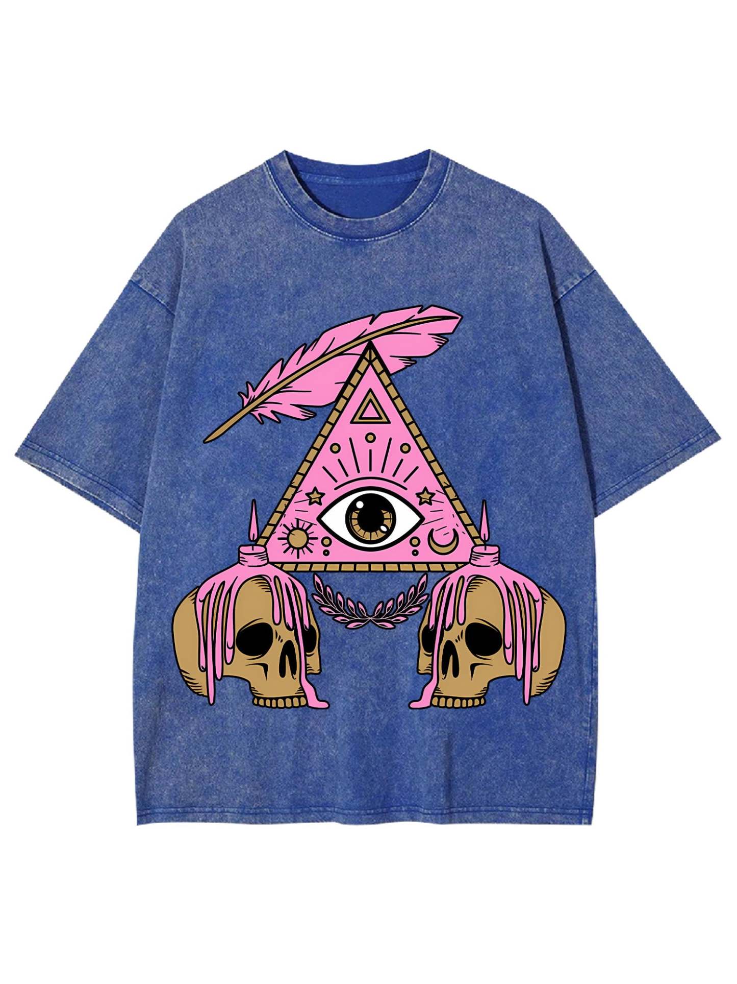 Eye And Skull Washed Tshirt