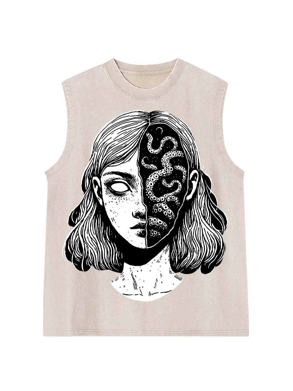 The Duality Within Washed Tank Top