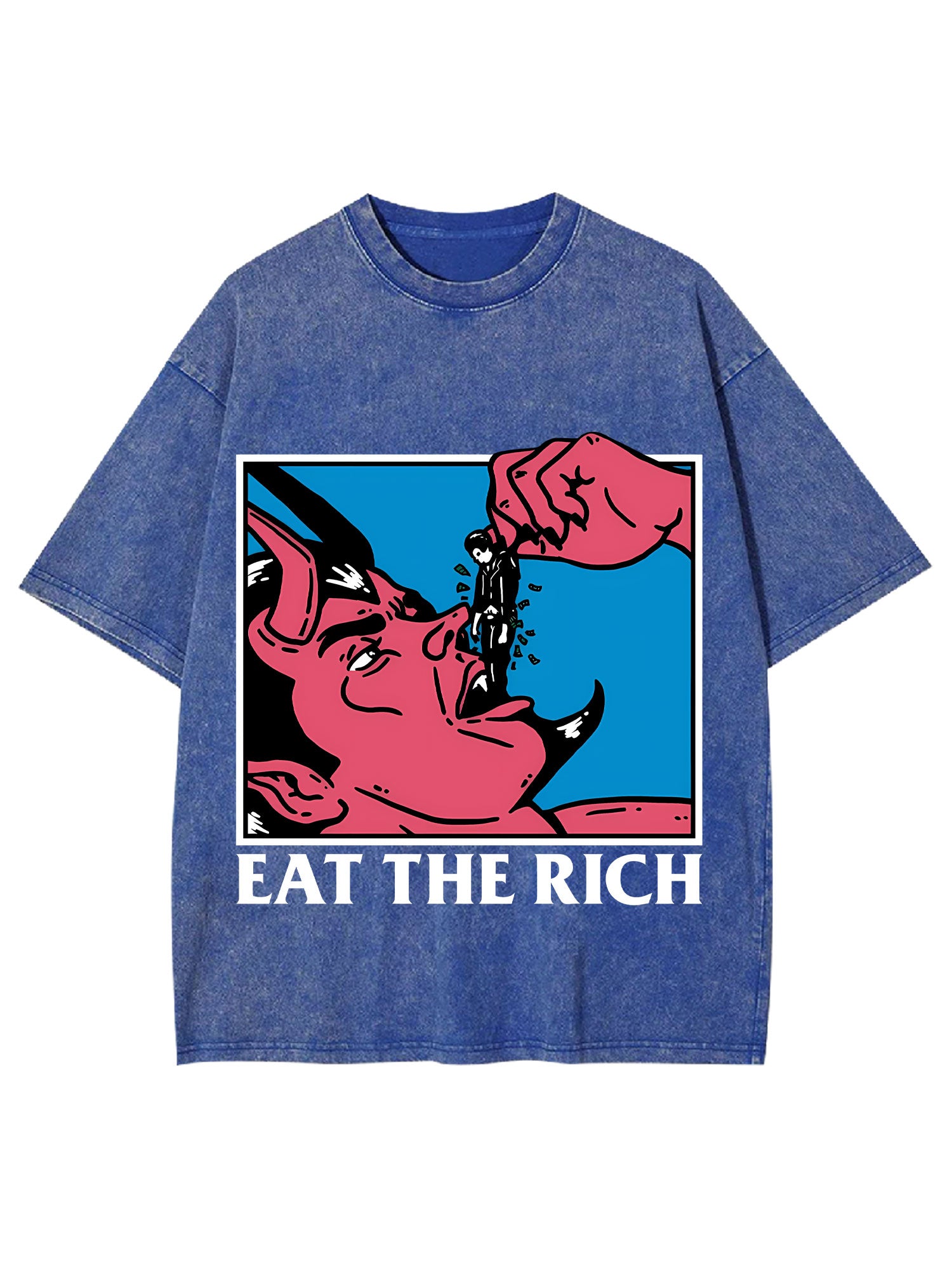 Eat The Rich Washed Tshirt