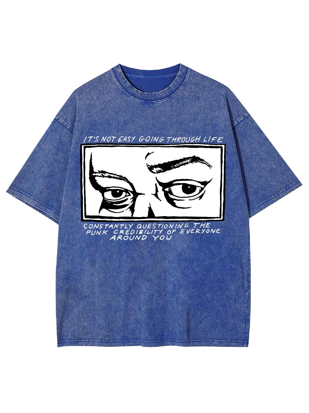 Questioning Punk Credibility Washed Tshirt