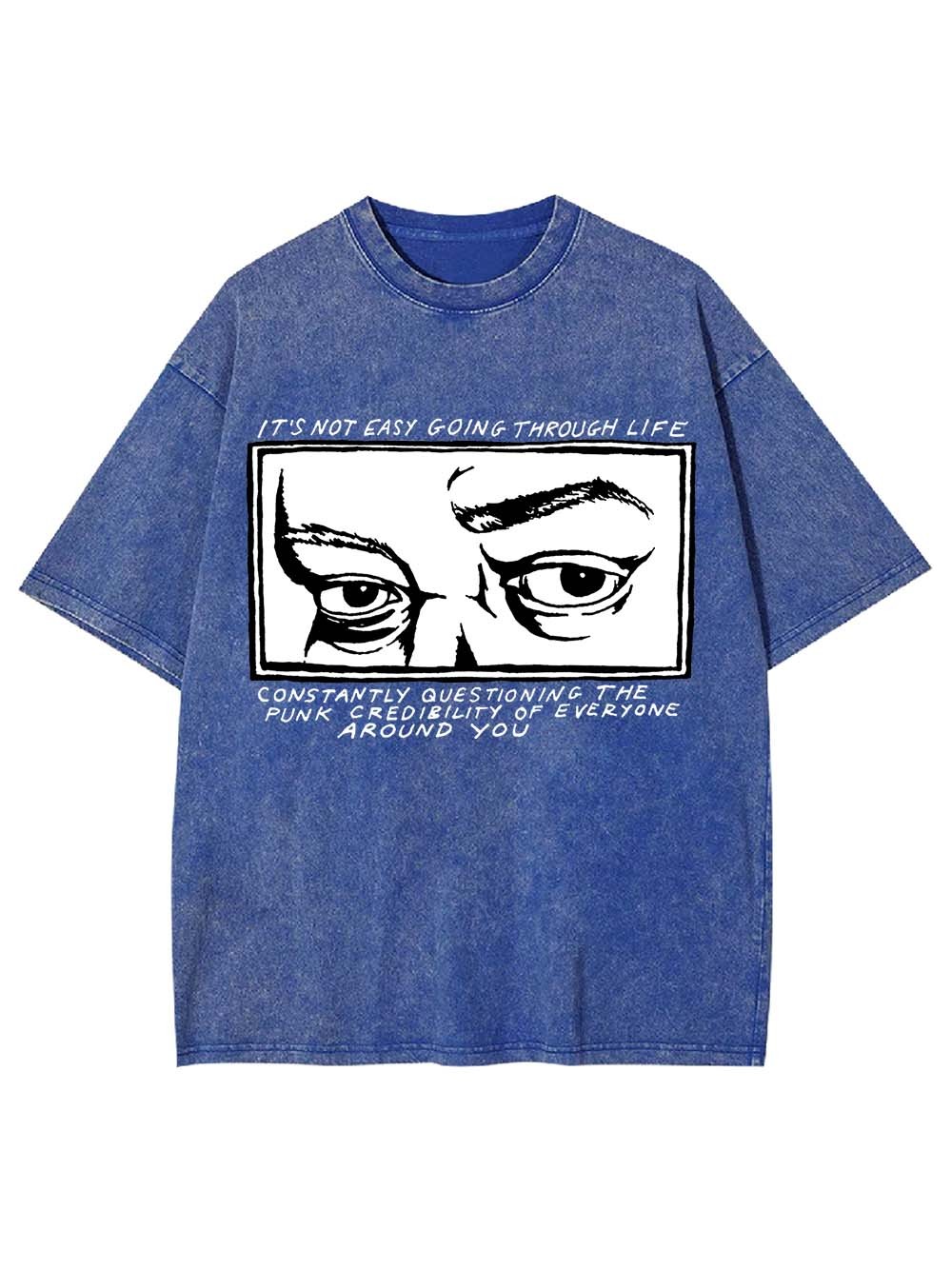 Questioning Punk Credibility Washed Tshirt