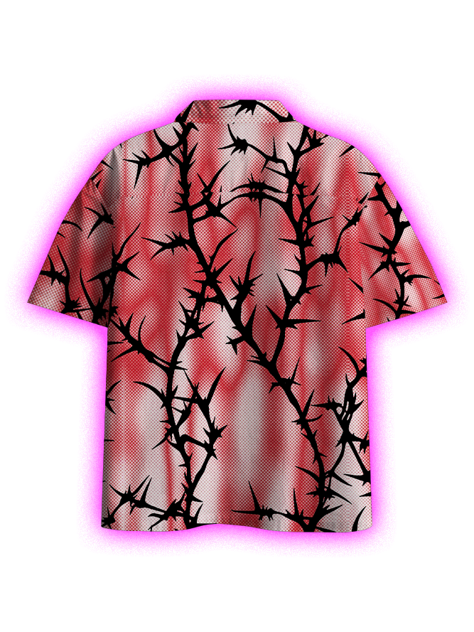 Beauty in Pain Button Up Pocket Shirt