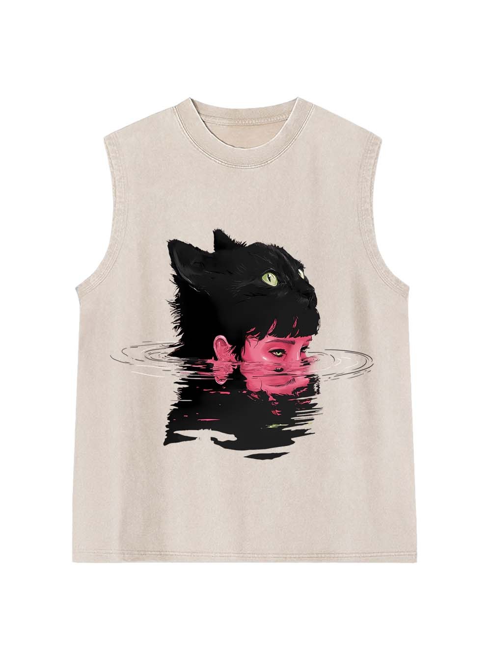 Merging Souls Washed Tank Top