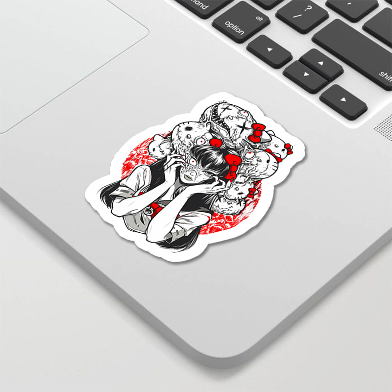 Tomie And Hello Kitty Sticker