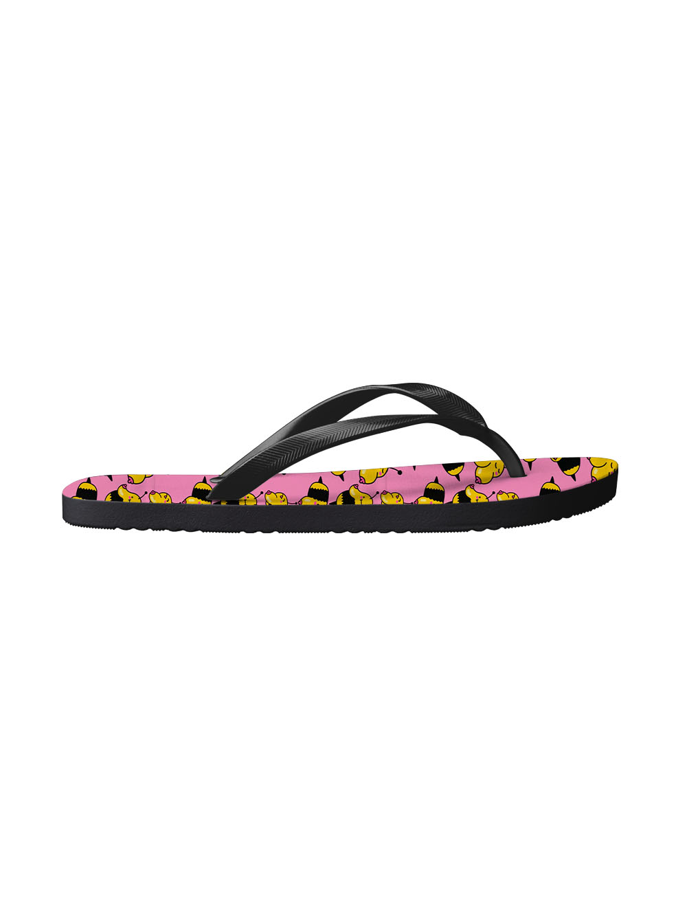 Playful Bumblebee Bliss FLIP FLOPS