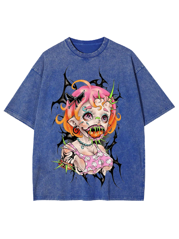 Twisted Kawaii Washed Tshirt