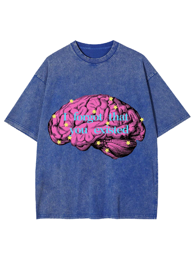 I Forgot That You Existed Washed Tshirt