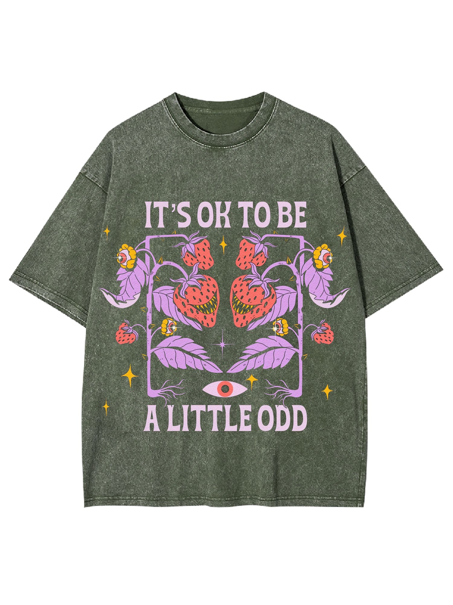 It's Ok To Be A Little Odd Washed Tshirt