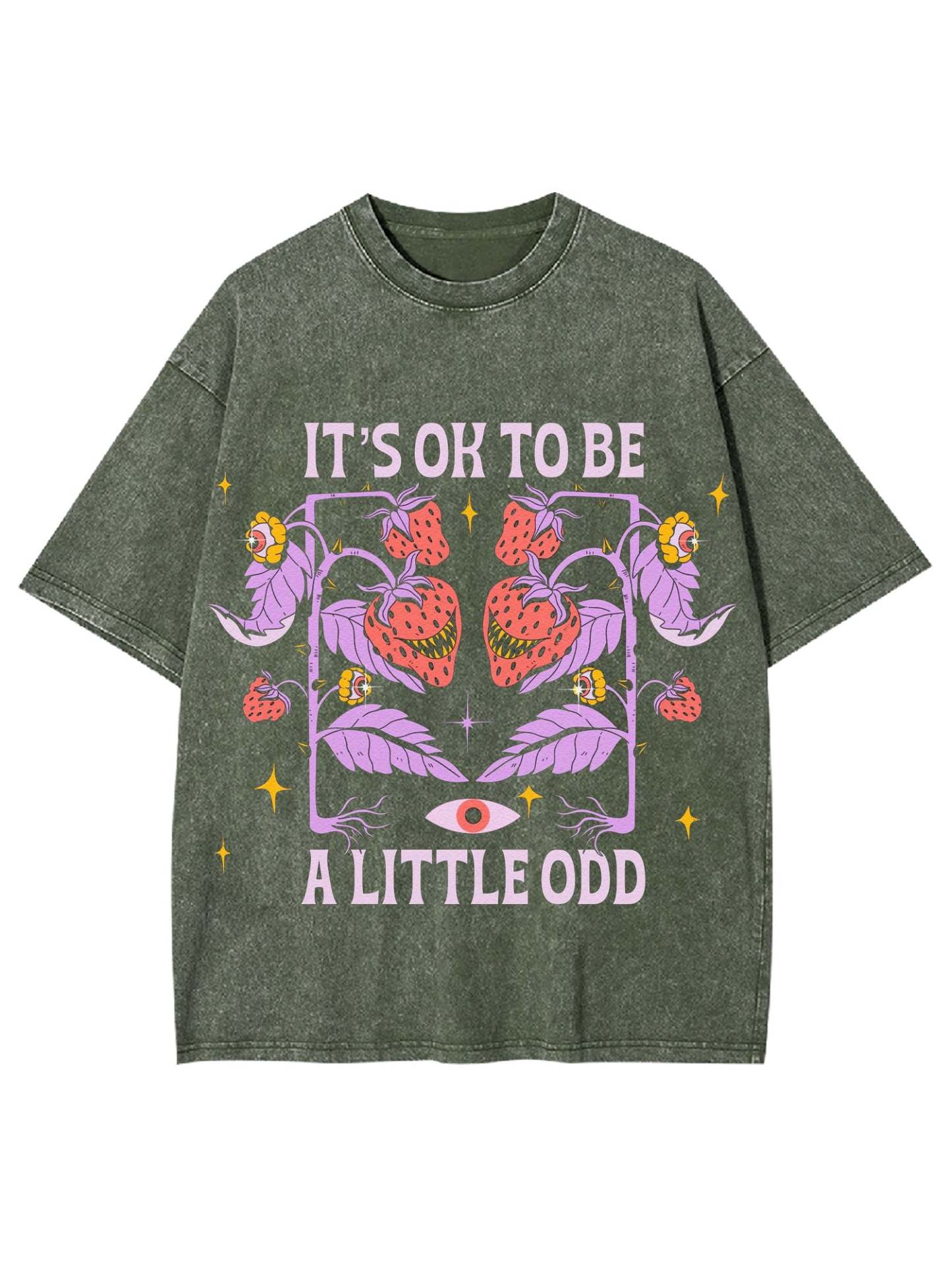 It's Ok To Be A Little Odd Washed Tshirt
