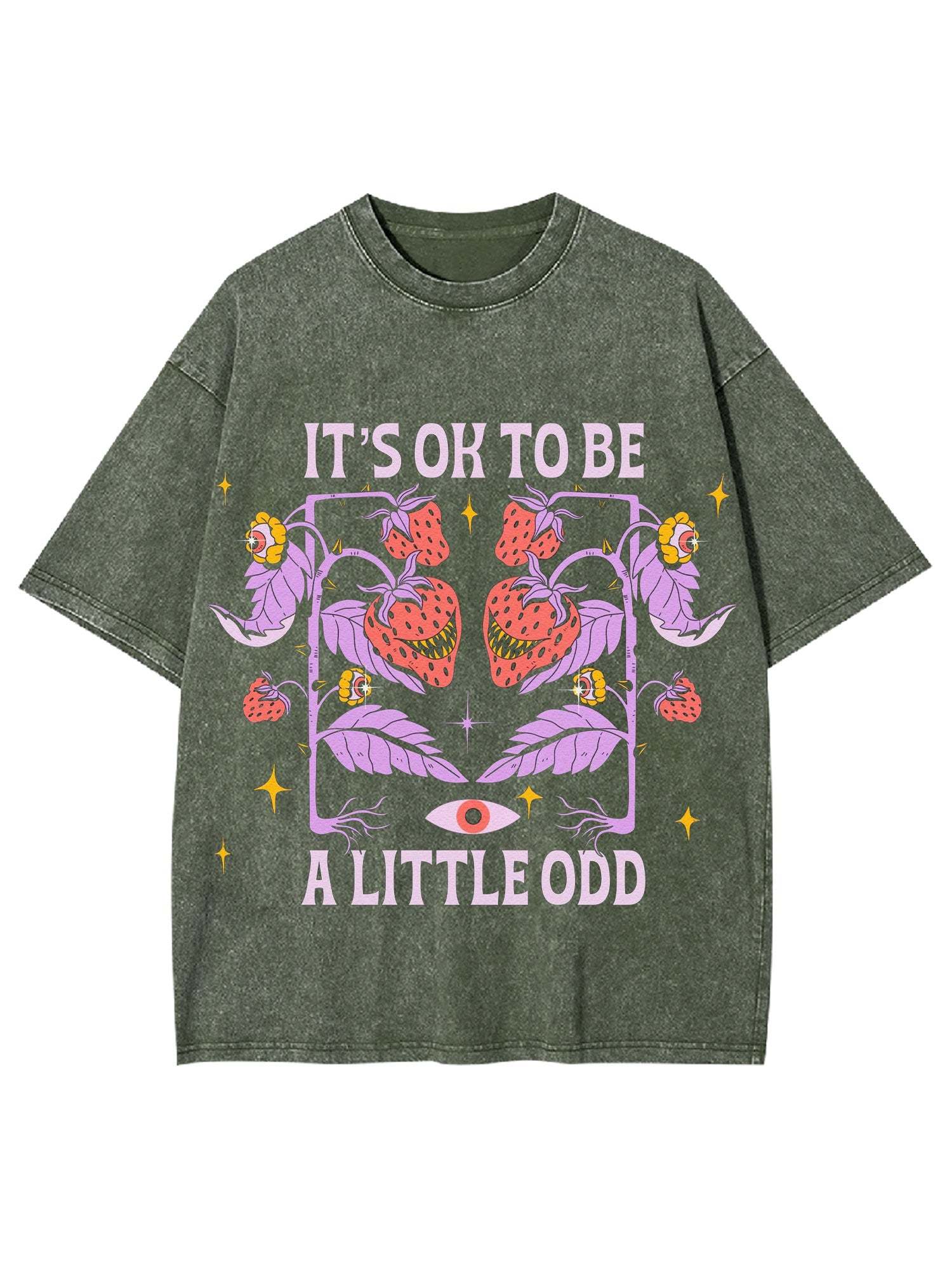 It's Ok To Be A Little Odd Washed Tshirt