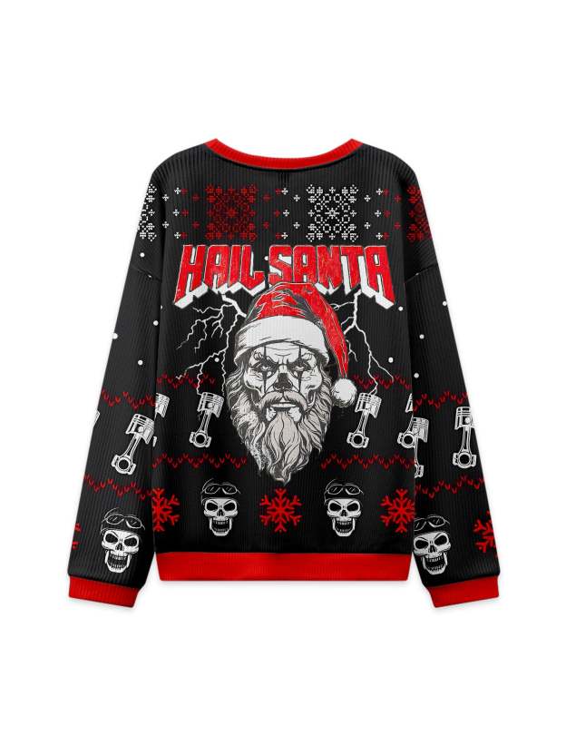 HAIL SANTA UGLY CHRISTMAS SWEATSHIRT