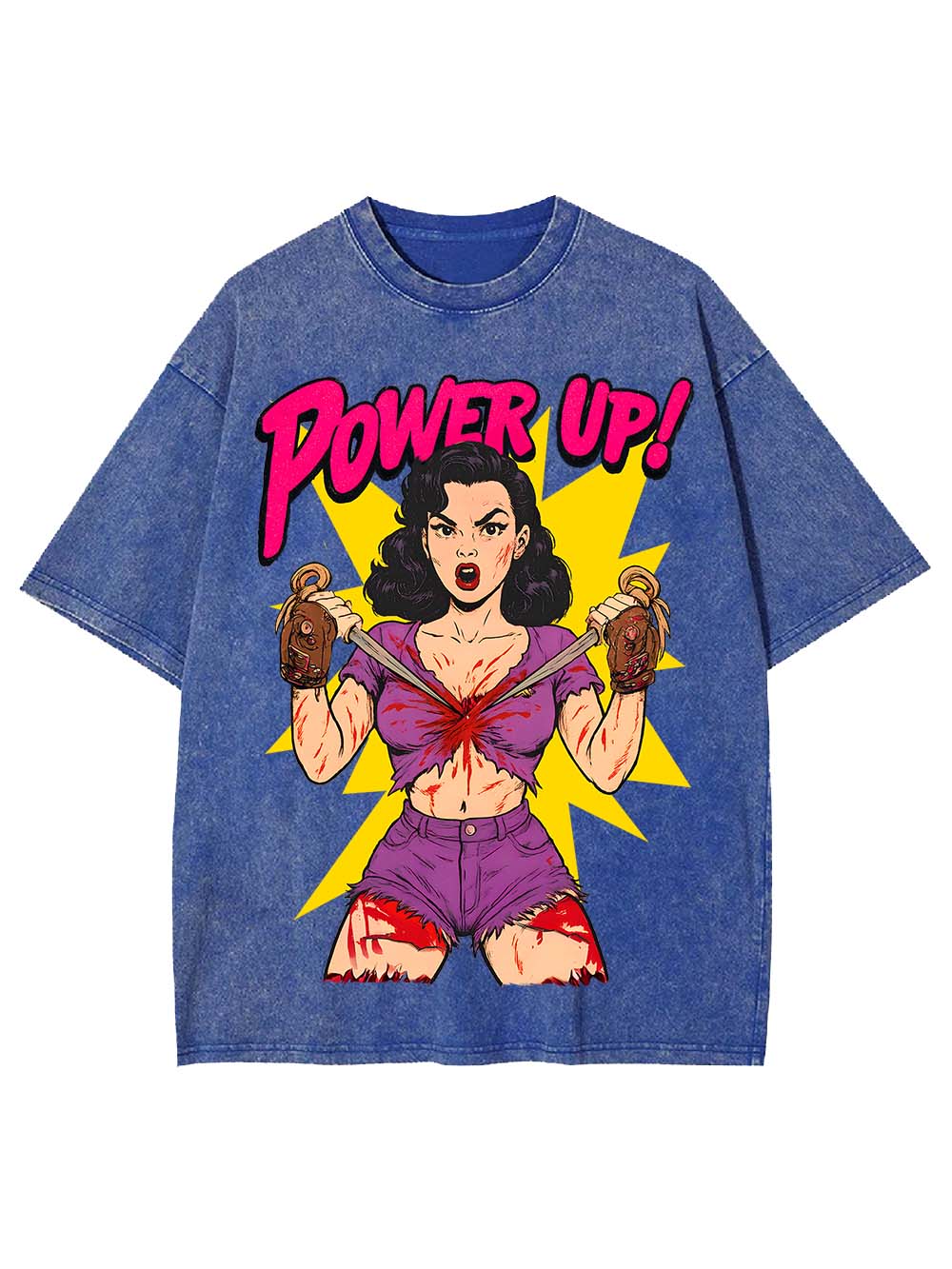 Power Up! Washed Tshirt
