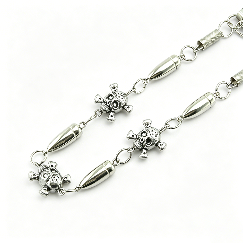GOTHIC SKULL LAYERED CLO PANTS CHAIN